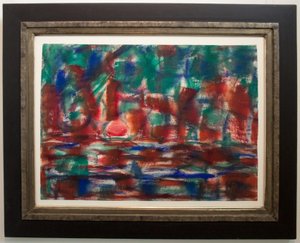 Coucher de soleil sur la mer Baltique - Christian Rohlfs